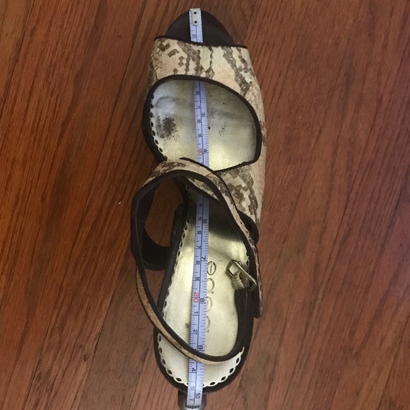 Bebe Stacia Snake Print Sandal - Picture 7 of 8